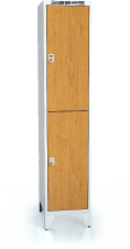 Divided cloakroom locker ALDERA with feet 1920 x 400 x 500